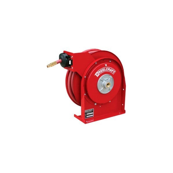 Reelcraft 4625 OLP 3/8"x25' 300 PSI Premium Duty All Steel Spring Retractable Compact Hose Reel 4625 OLP - main